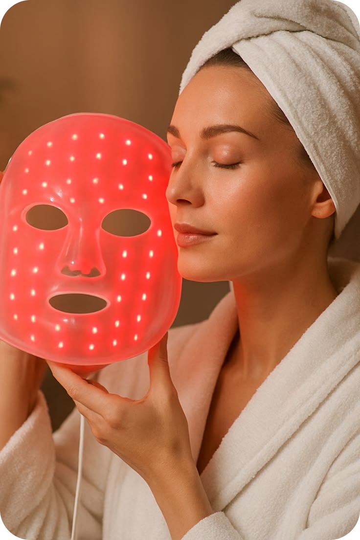 Máscara LED Facial Profesional 7 Colores – Elimina Acné, Manchas y Arrugas