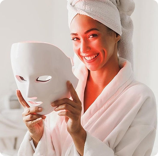 Máscara LED Facial Profesional 7 Colores – Elimina Acné, Manchas y Arrugas