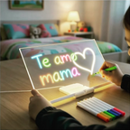 Pizarra led con luces para niños